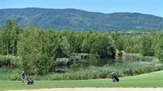 Golfové hřiště s vodní plochou ve Všebořicích. Golfové hřiště s vodní plochou ve Všebořicích.
