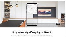 Samsung nabízí ovládání chytré domácnosti prostednictvím systému SmatThings.