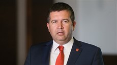 Ministr vnitra Jan Hamáček na tiskovém briefingu po příletu z Damašku, kde ČR... Ministr vnitra Jan Hamáček na tiskovém briefingu po příletu z Damašku, kde ČR...