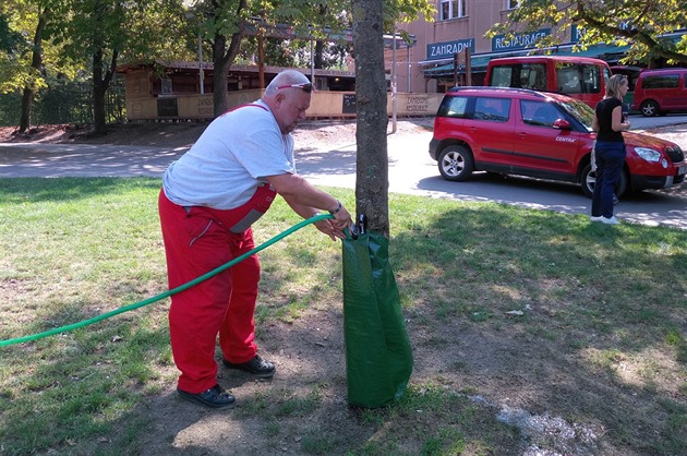 Vak se plní zhruba dv minuty.