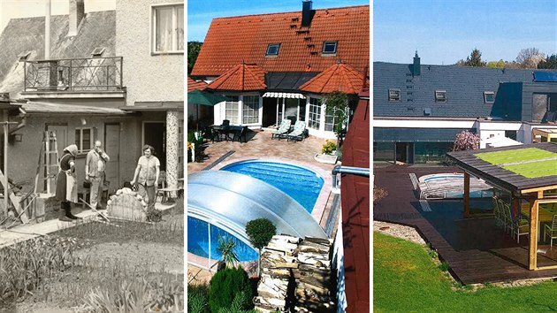 Dům prošel postupně několika rekonstrukcemi. Za poslední čtvrtou proměnou stojí... Dům prošel postupně několika rekonstrukcemi. Za poslední čtvrtou proměnou stojí...