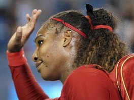 TAK AHOJ. Serena Williamsov se lou, na turnaji v Cincinnati vypadla s Petrou...