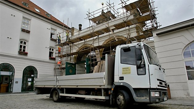 V Plzeskm Prazdroji zaala oprava Jubilejn brny dokonen roku 1893. (10. srpna 2018)