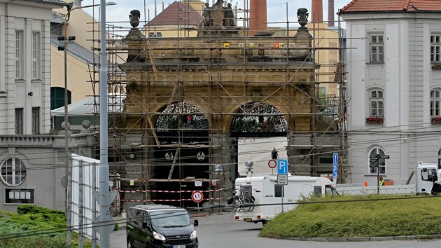 V Plzeskm Prazdroji zaala oprava Jubilejn brny dokonen roku 1893. (10. srpna 2018)