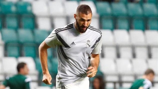 Karim Benzema z Realu Madrid se chyst na zpas o Superpohr.