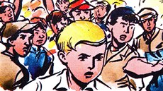 Jindra Hojer, jeden z pětice komiksových hrdinů Rychlých šípů. Jindra Hojer, jeden z pětice komiksových hrdinů Rychlých šípů.