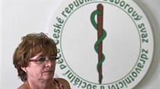 Předsedkyně Odborového svazu zdravotnictví a sociální péče ČR Dagmar Žitníková... Předsedkyně Odborového svazu zdravotnictví a sociální péče ČR Dagmar Žitníková...