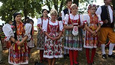 Poutní mši u kostela na vrchu Vavřineček, která je součástí Chodských... Poutní mši u kostela na vrchu Vavřineček, která je součástí Chodských...