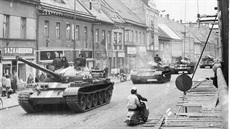 Ulice Jičína v srpnu 1968. Ulice Jičína v srpnu 1968.