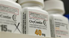 Lék proti bolesti OxyContin v lékárn v Utahu (15. srpna 2018)