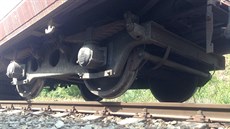 Na výjezdu z Vršovického nádraží ve směru na nádraží Praha-Krč vykolejil vlak... Na výjezdu z Vršovického nádraží ve směru na nádraží Praha-Krč vykolejil vlak...