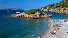 Pláž S’illot nedaleko města Manacor na Mallorce Pláž S’illot nedaleko města Manacor na Mallorce