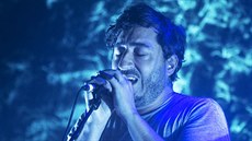 Zábr z prvního praského koncertu newyorské kapely Grizzly Bear (13. srpna...