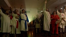 Záběr z filmu BlacKkKlansman Záběr z filmu BlacKkKlansman