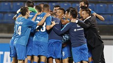 Fotbalisté Zenitu Petrohrad slavili velký obrat a postup přes Dinamo Minsk i s... Fotbalisté Zenitu Petrohrad slavili velký obrat a postup přes Dinamo Minsk i s...