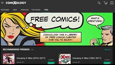 V aplikaci Comics si mete stáhnout i bezplatné komiksy.
