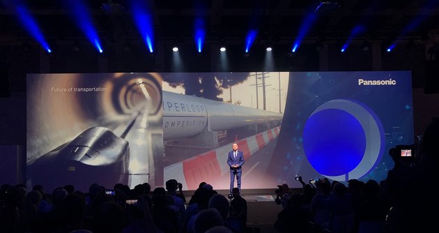 Hyperloop od týmu WARR na konferenci společnosti Panasonic na IFA 2018. Hyperloop od týmu WARR na konferenci společnosti Panasonic na IFA 2018.