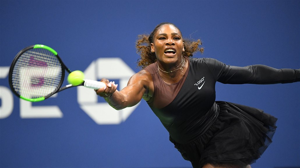 Serena Williamsová pedvedla v prvním kole US Open suverénní výkon.