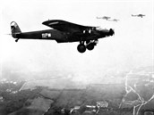 Tmotorov bombardry Avia F.IX eskoslovenskho letectva