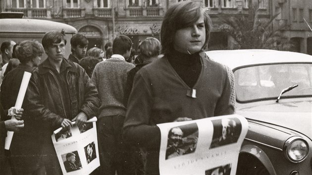 Mlad lid a studenti byli jedni z prvnch, kte v Olomouci v srpnu 1968 vystoupili proti obsazen eskoslovenska.