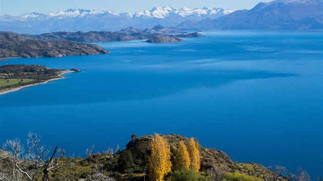 Podzimn chilsk Patagonie nabz ndheru a kovitou.