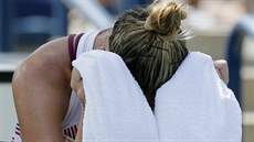 Kristýna Plíšková v prvním kole US Open. Kristýna Plíšková v prvním kole US Open.