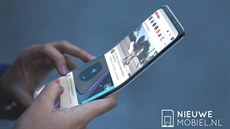 Koncept ohebný Samsung Galaxy F Koncept ohebný Samsung Galaxy F
