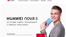 Huawei Nova 3, reklama