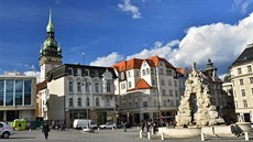 Zelné náměstí v Brně prošlo úspěšnou rekonstrukcí. Zelné náměstí v Brně prošlo úspěšnou rekonstrukcí.