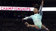 Gymnastka Simone Bilesová na americkém šampionátu Gymnastka Simone Bilesová na americkém šampionátu