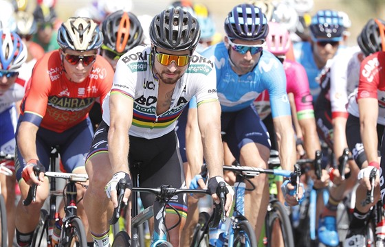 Peter Sagan bhem páté etapy Vuelty.