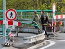 Doubsk most v Karlovch Varech a jeho stav na zatku rekonstrukce v dubnu...