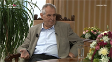 Miloš Zeman v pořadu TV Barrandov Miloš Zeman v pořadu TV Barrandov