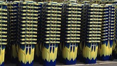Nepřehlédnutelné nádoby na papír, plast i plech jsou už připravené k rozvozu. Nepřehlédnutelné nádoby na papír, plast i plech jsou už připravené k rozvozu.