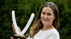 Bývalá lyžařka Šárka Strachová s Cenou Věry Čáslavské za mimořádné zásluhy žen... Bývalá lyžařka Šárka Strachová s Cenou Věry Čáslavské za mimořádné zásluhy žen...