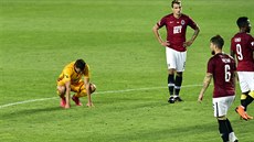SEDMKRÁT A STÁLE BEZ BODU. Smutný rekord vytvořili v sedmém kole fotbalisté... SEDMKRÁT A STÁLE BEZ BODU. Smutný rekord vytvořili v sedmém kole fotbalisté...