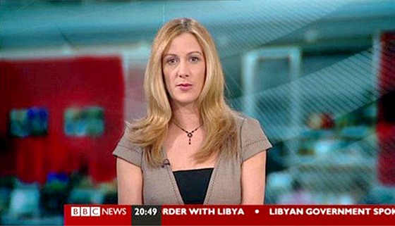 Modertorka britsk televizn stanice BBC Rachael Blandov