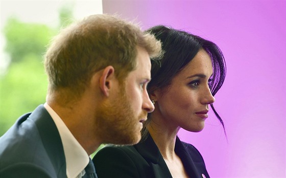 Princ Harry a vvodkyn Meghan (Londn, 4. z 2018)