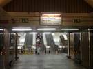 Eskalátory ve stanici Námstí Republiky