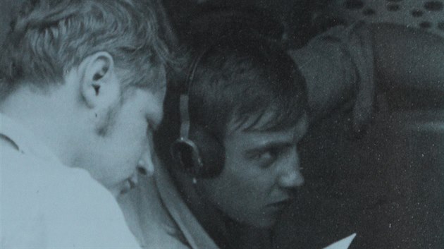 Vojáci 7. radiotechnického pluku při vysílání v srpnu 1968 Vojáci 7. radiotechnického pluku při vysílání v srpnu 1968
