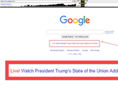 Snmek z Wayback Machine ukazuje, e Google skuten na Trumpv projekt...
