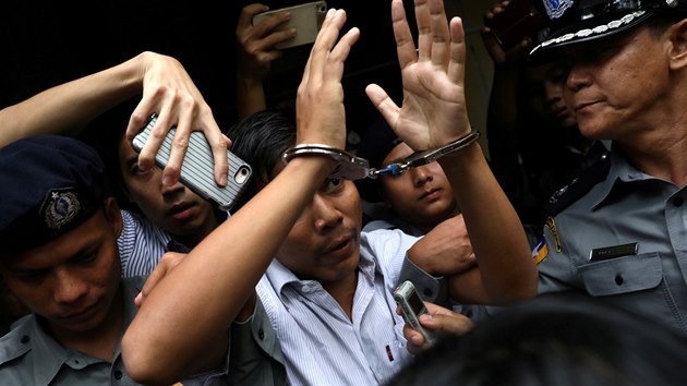 V Barm odsoudili na sedm let vzen dva novine agentury Reuters, kte psali o pronsledovn Rohing (3. z 2018)