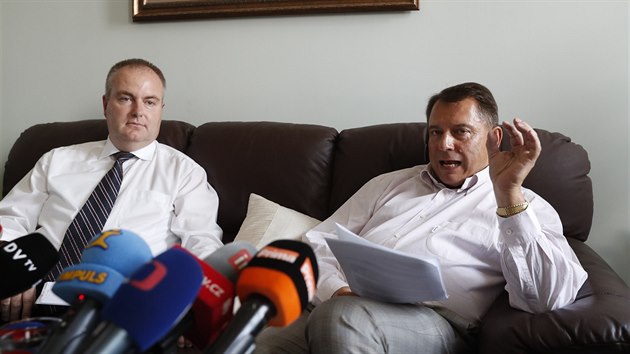Bval premir Ji Paroubek a podnikatel Petr Michek (6. z 2018)