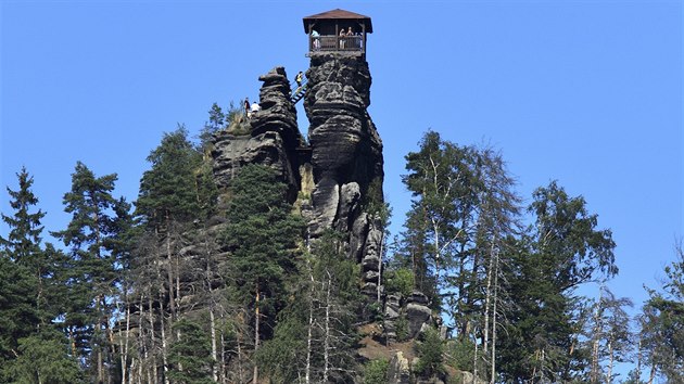 Mariina vyhldka v Jetichovickch skalch