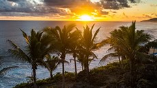 Ostrov Niue v jižním Pacifiku Ostrov Niue v jižním Pacifiku