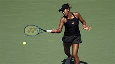 Japonská tenistka Naomi Ósakaová ve tvrtfinále US Open.