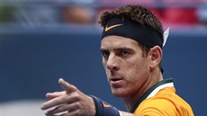 Juan Martín del Potro v semifinále US Open. Juan Martín del Potro v semifinále US Open.