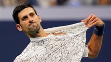 Novak Djokovič v semifinále US Open. Novak Djokovič v semifinále US Open.