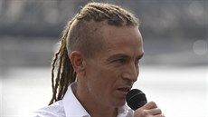 Předseda strany Ivan Bartoš vystoupil 4. září 2018 v Praze na tiskové... Předseda strany Ivan Bartoš vystoupil 4. září 2018 v Praze na tiskové...