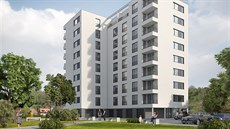 Bytový dům Prosecká - jihovýchodní pohled Bytový dům Prosecká - jihovýchodní pohled